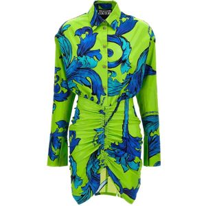 Versace Jeans Couture, Dames, Jurken, Groen, Maat: XS