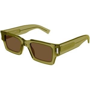 Saint Laurent - Accessoires - Groen - Unisex - 50 MM
