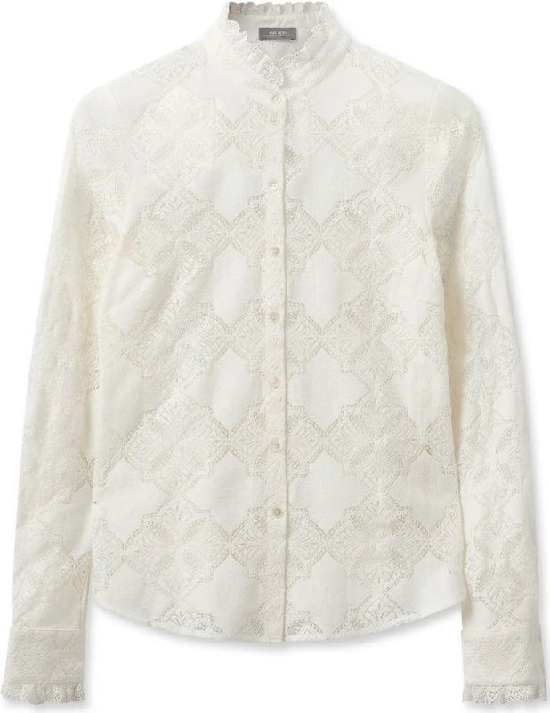 MOS Mosh - Blouse - Crèmewit - Katoen