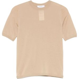 Max Mara, Dames, Truien, Beige, Maat: S