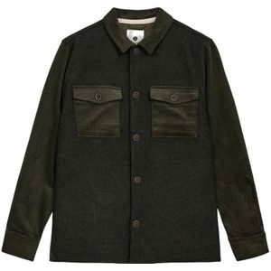 Anerkjendt - AKOSCAR CORD MIX - Overshirt - Donker Blauw