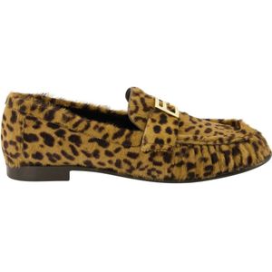 Suède Loafers met Blokhak voor Dames
