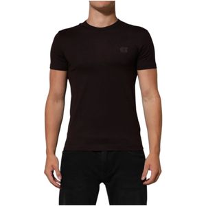 Dolce & Gabbana, Heren, Tops, Bruin, Maat: XS Katoen,