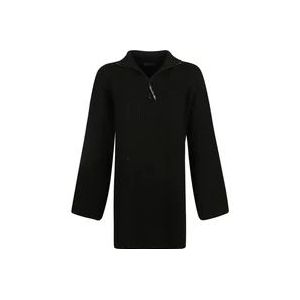 Balenciaga Zwarte Sweaters , Black , Dames , Maat: S