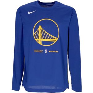 Nike, Heren, Tops, Blauw, Maat: XL Poliester,