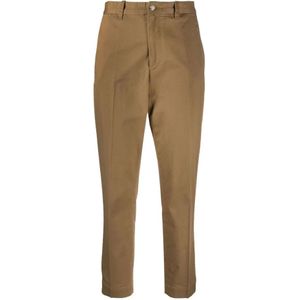 Polo Ralph Lauren, Dames, Broeken, Bruin, Maat: L Katoen,
