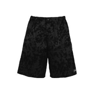 Dsquared2 Trendy Camouflage Shorts , Black , Heren , Maat: M