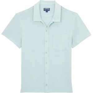 Vilebrequin, Heren, Overhemden, Groen, Maat: S