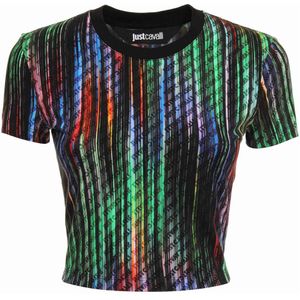 Just Cavalli, Dames, Tops, Veelkleurig, Maat: XS