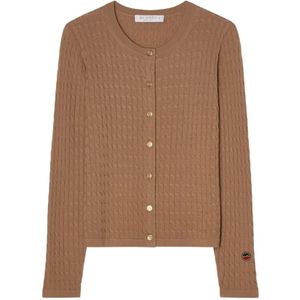 Busnel, Dames, Truien, Bruin, Maat: XS Wol,