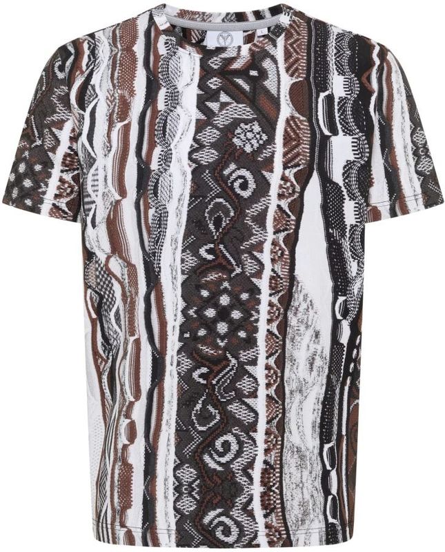 Carlo Colucci - Dini - Gebreid T-shirt - Veelkleurig