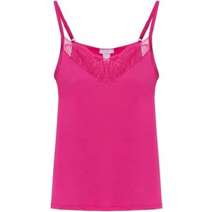 Hanro, Dames, Nachtkleding & Lounge, Roze, Maat: XS Satijn,