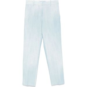 Ermanno Scervino, Dames, Broeken, Blauw, Maat: M Denim,