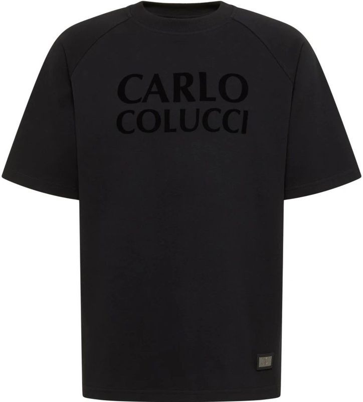 Carlo Colucci, Heren, Tops, Zwart, Maat: XS
