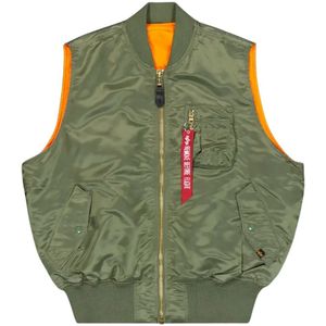 Alpha Industries - Heren Vest - Groen
