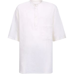 Costumein, Heren, Tops, Wit, Maat: M Katoen,