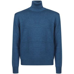 Ballantyne, Heren, Truien, Blauw, Maat: 2XL Wol,