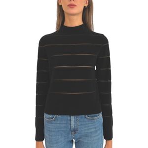 Nenette, Dames, Truien, Zwart, Maat: XS Kasjmier,