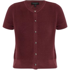 Rag & Bone, Dames, Truien, Rood, Maat: M Katoen,