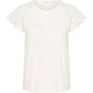 Cream - Crfin T-Shirt - Tops - Snow White - 100% Katoen