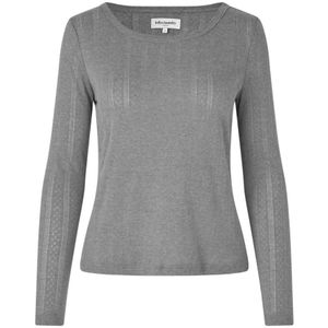 Lollys Laundry, Dames, Tops, Grijs, Maat: XS
