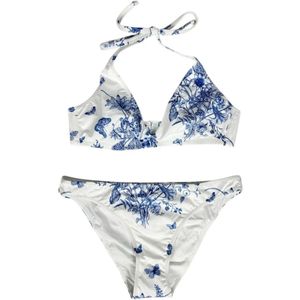 MC2 Saint Barth, Dames, Badkleding, Blauw, Maat: S Polyamide,