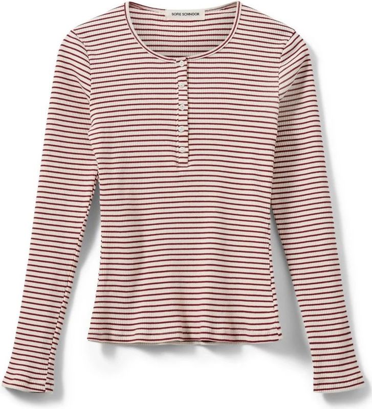 Sofie Schnoor - Paxsw - Gestreept T-shirt - Dames - Lange Mouwen