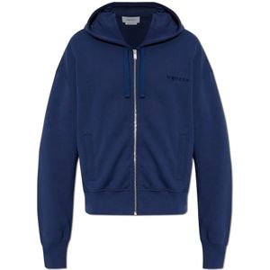 Alexander McQueen, Heren, Sweatshirts & Hoodies, Blauw, Maat: L Katoen,