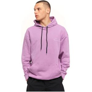Throwback, Heren, Sweatshirts & Hoodies, Paars, Maat: L Katoen,