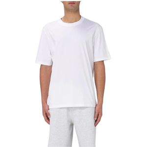 Brunello Cucinelli, Heren, Tops, Wit, Maat: M Katoen,