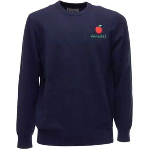 MC2 Saint Barth, Heren, Truien, Blauw, Maat: S Wol,