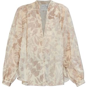 Forte Forte, Dames, Blouses & Shirts, Beige, Maat: XS Katoen,