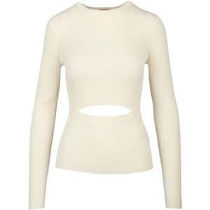 Diesel, Dames, Truien, Wit, Maat: M Wol,