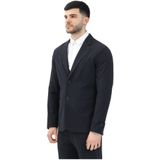 Armani Exchange - Single-Breasted Jas - Blauw - Heren