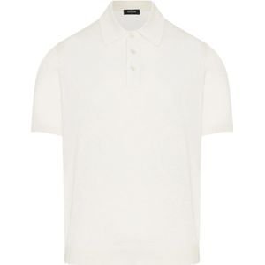 Gran Sasso, Heren, Tops, Wit, Maat: 2XL Zijde,