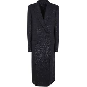 Tom Ford, Dames, Mantels, Zwart, Maat: S Wol,