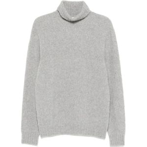 Scaglione, Heren, Truien, Grijs, Maat: L Wol,