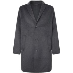 Pepe Jeans, Heren, Mantels, Grijs, Maat: M Wol,