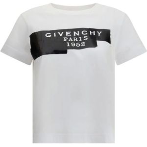 Givenchy, Dames, Tops, Wit, Maat: L Katoen,