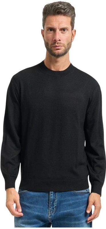 Armani Exchange - XM001878AF11982UC001 - Designtrui - Zwart - Wol en Acryl