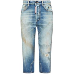 Dsquared2, Dames, Jeans, Blauw, Maat: 2XS Katoen,