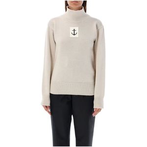 Jil Sander, Dames, Truien, Wit, Maat: M Wol,