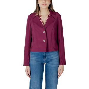 Street One, Dames, Jassen, Paars, Maat: M Viscose,