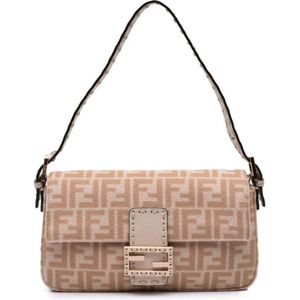 Fendi Vintage, Dames, Pre-owned, Bruin, Maat: ONE Size Wol,