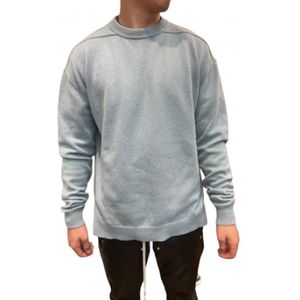 Rick Owens, Heren, Truien, Grijs, Maat: S Wol,