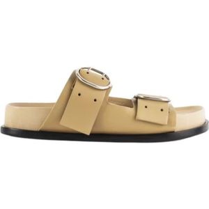 Jil Sander, Dames, Schoenen, Beige, Maat: 40 EU Leer,