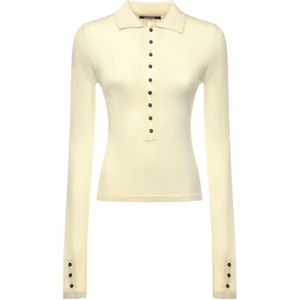 Jacquemus, Dames, Tops, Geel, Maat: 2XS