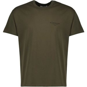 Givenchy, Heren, Tops, Groen, Maat: L Katoen,