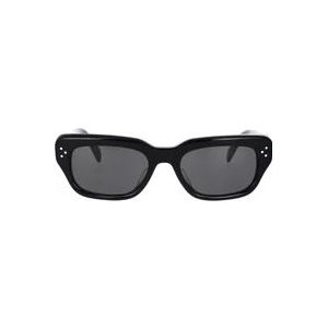 Celine Geometrische zonnebril met chique stijl , Black , unisex , Maat: 54 MM