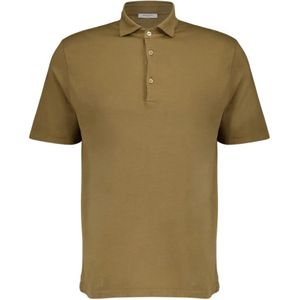 Boglioli, Heren, Tops, Bruin, Maat: XL Katoen,